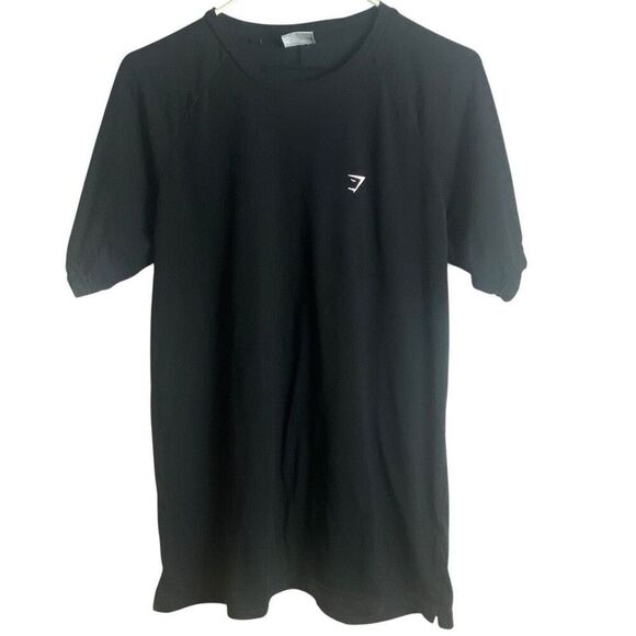 Gymshark Black Oversized Performance Relaxed T Shirt Men’s Sz Large - Picture 1 of 5